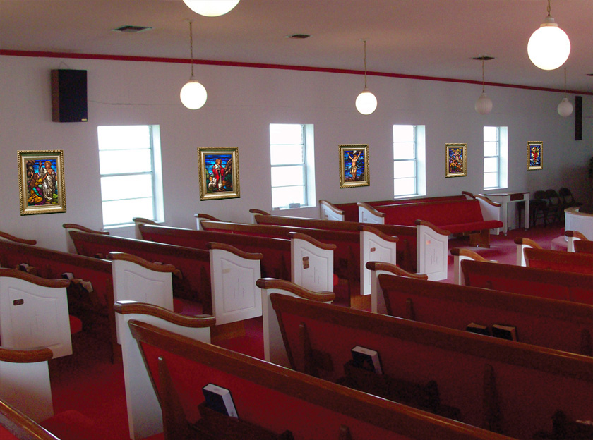 Religious Images Beautiful religious murals and backlit scenes for your church baptistery