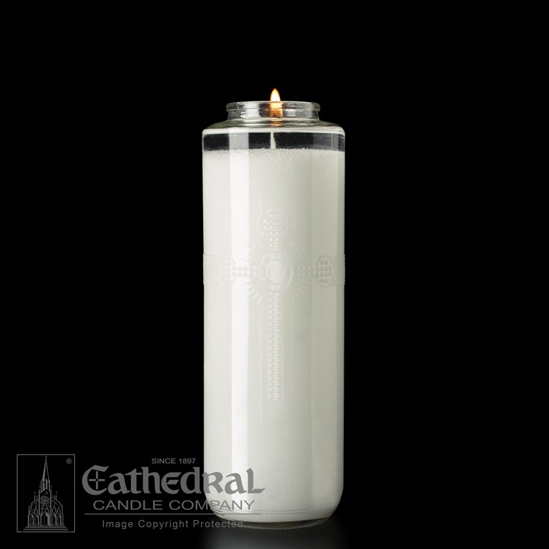 7Day Sanctuary Candles, Plastic Religious Supply Center