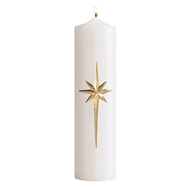 Bright Morning Star Christ Candle 3" x 12" Religious Supply Center