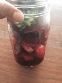You don't need to fill the jar completely with vinegar! Just half way!