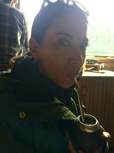 Mate is strong flavored and served hot!