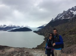 Hiking to the glacier