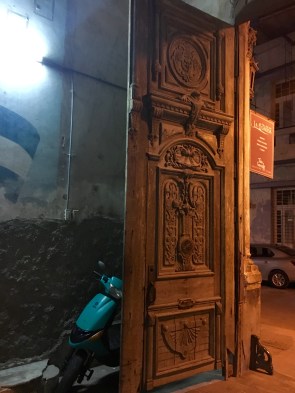 An ancient door.