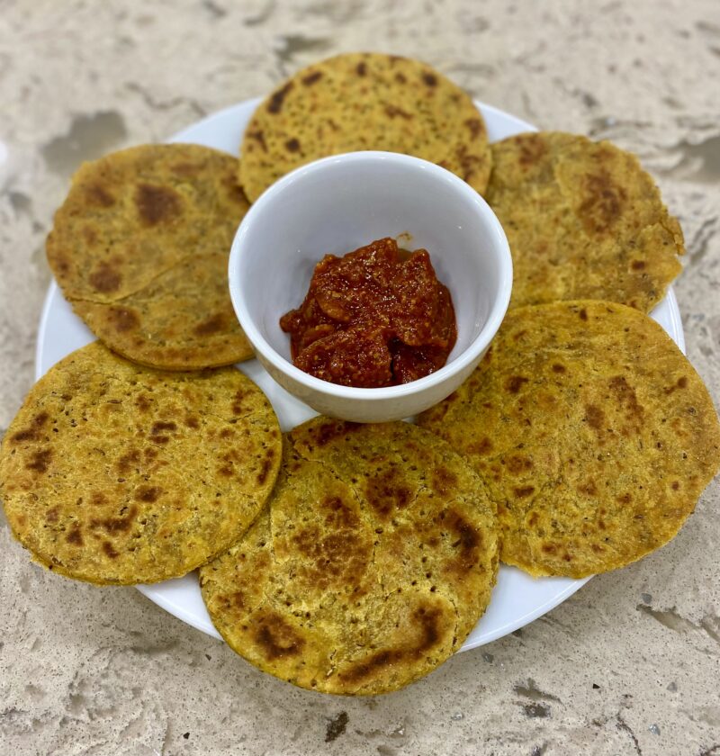 Masala Bhakri ( A Spiced Flat Bread ) Relish Delish