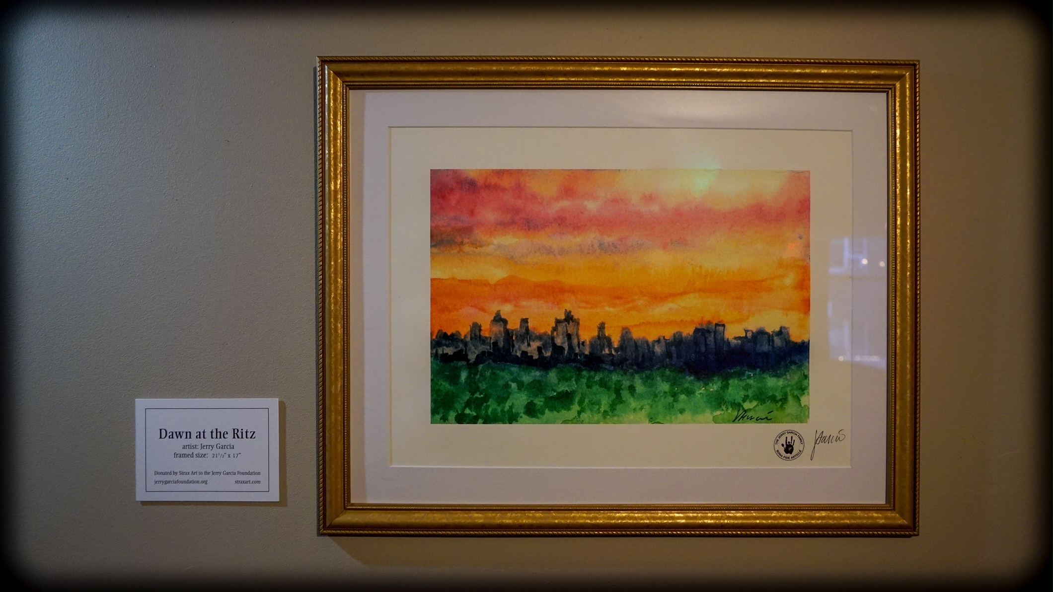 Jerry Garcia Original Art at _Red Roses, Green Gold_ (A Gallery)
