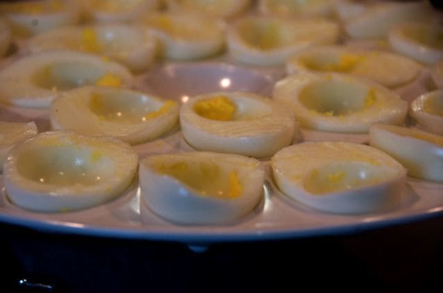 Boiling the Perfect Egg & Bush's Beans TexMex Deviled Eggs Reluctant