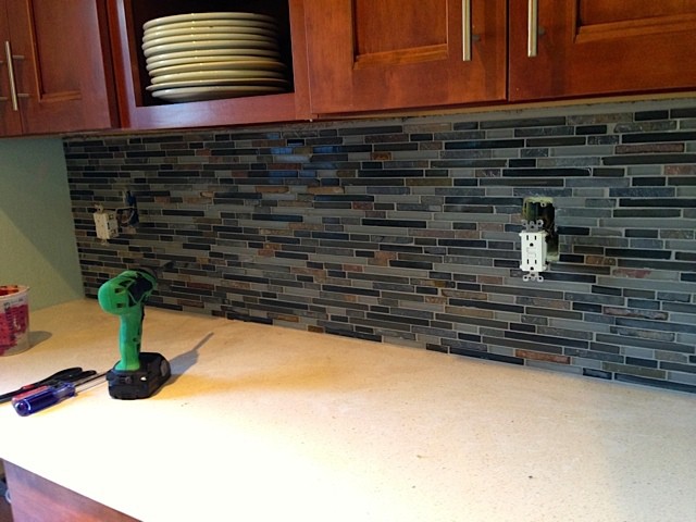 Countertops and Backsplash Lowe’s Home Improvements DIY Kitchen Project