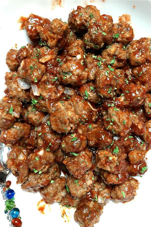 Strawberry Balsamic Glazed Meatballs