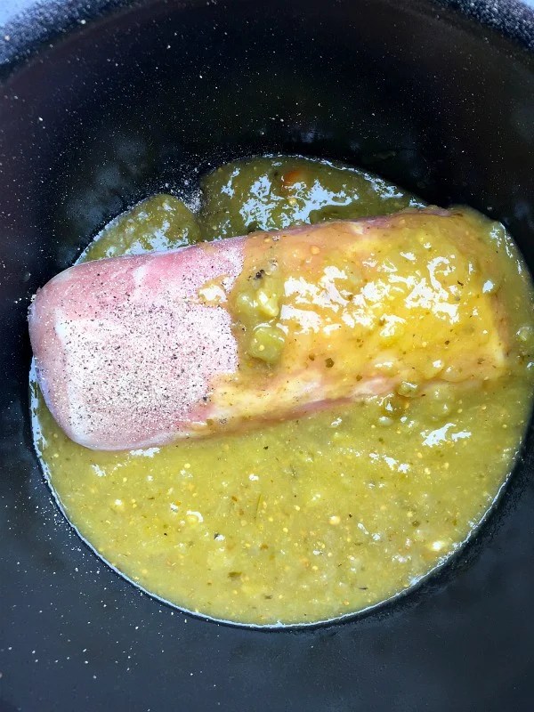 2Ingredient Crock Pot Pork Verde