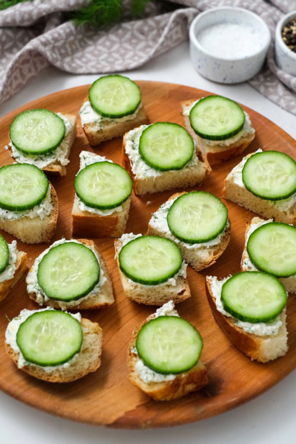 Cucumber Cream Cheese Bites Reluctant Entertainer
