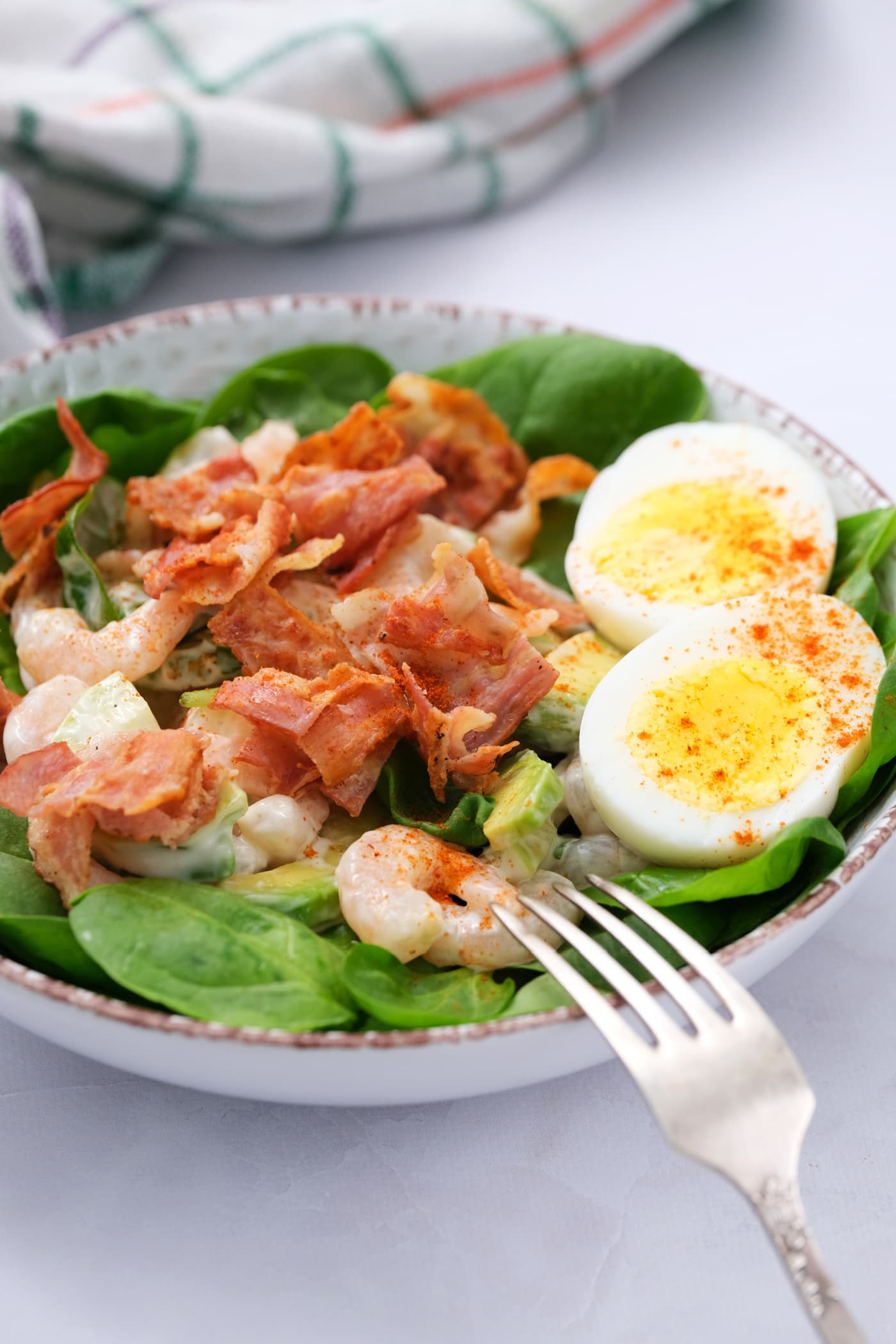Green Salad with Shrimp and Avocado Reluctant Entertainer