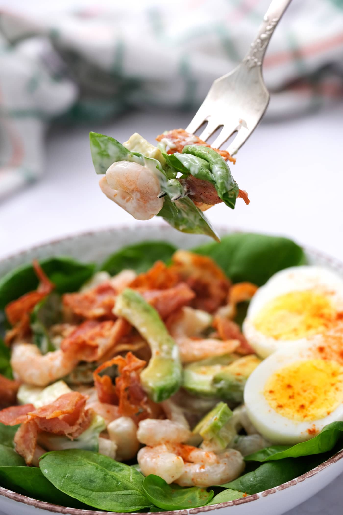 Green Salad with Shrimp and Avocado Reluctant Entertainer