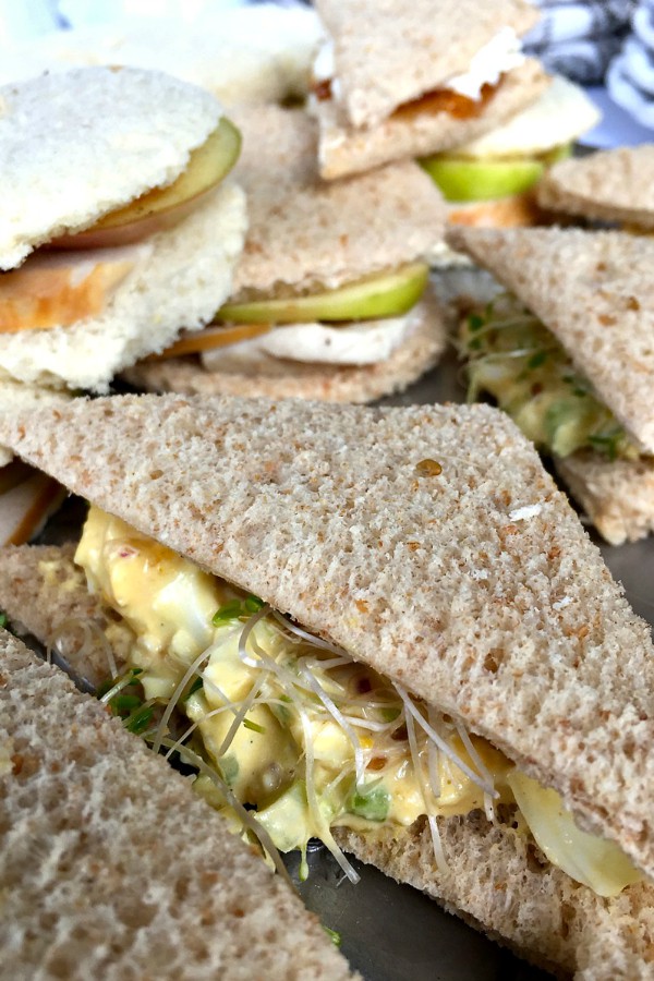 Downton Abbey Egg Salad Tea Sandwiches Reluctant Entertainer