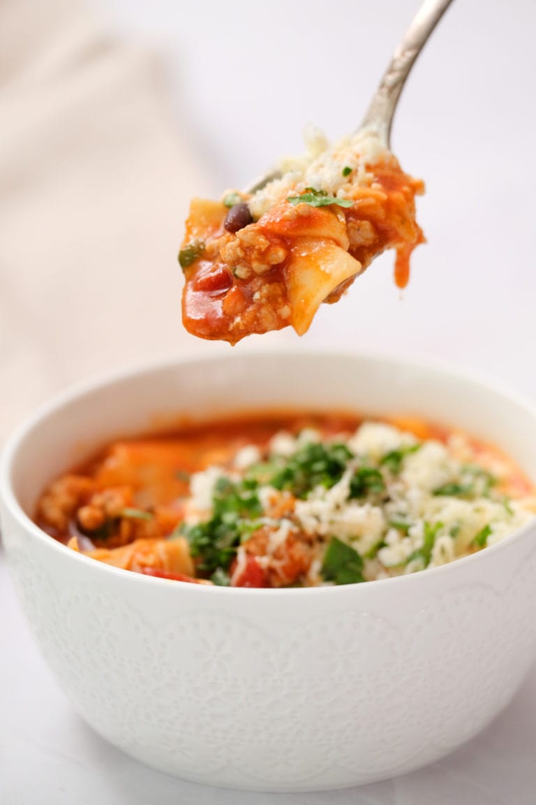 30minute Turkey Lasagna Soup Reluctant Entertainer