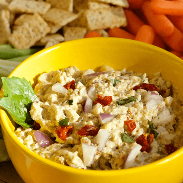 Light Garbanzo Pesto Dip Reluctant Entertainer