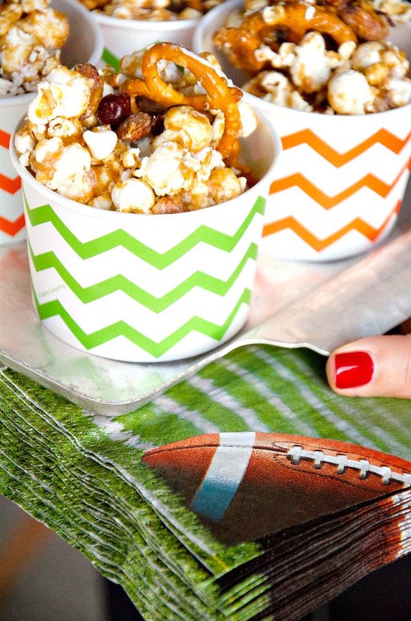 Almond Butter Pretzel Popcorn Snack Reluctant Entertainer