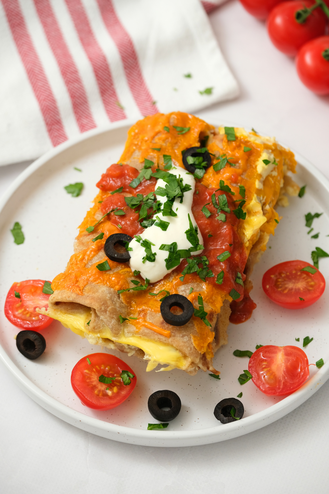 Overnight Breakfast Sausage Enchiladas Reluctant Entertainer