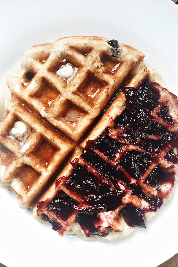 Chocolate Chip Coconut GlutenFree Waffles Reluctant Entertainer