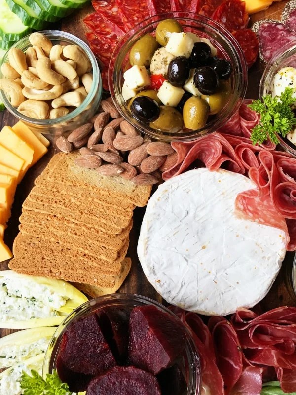 Meat Cheese & Olive Charcuterie Board Reluctant Entertainer