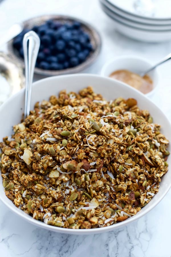 GlutenFree Cinnamon Sweet Potato Granola Reluctant Entertainer