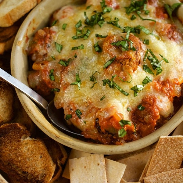 Turkey Meatball MargheritaStyle Fondue Recipe Reluctant Entertainer