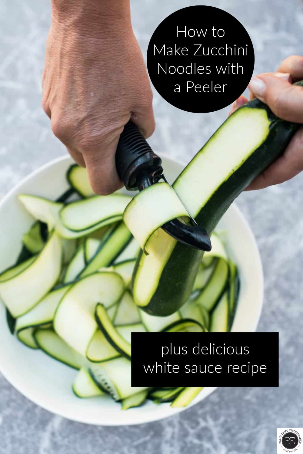 How to Make Zucchini Noodles Reluctant Entertainer