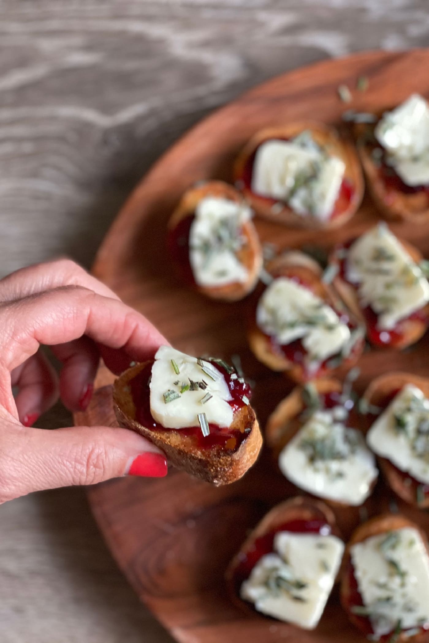 Strawberry Brie Crostini Appetizer Reluctant Entertainer