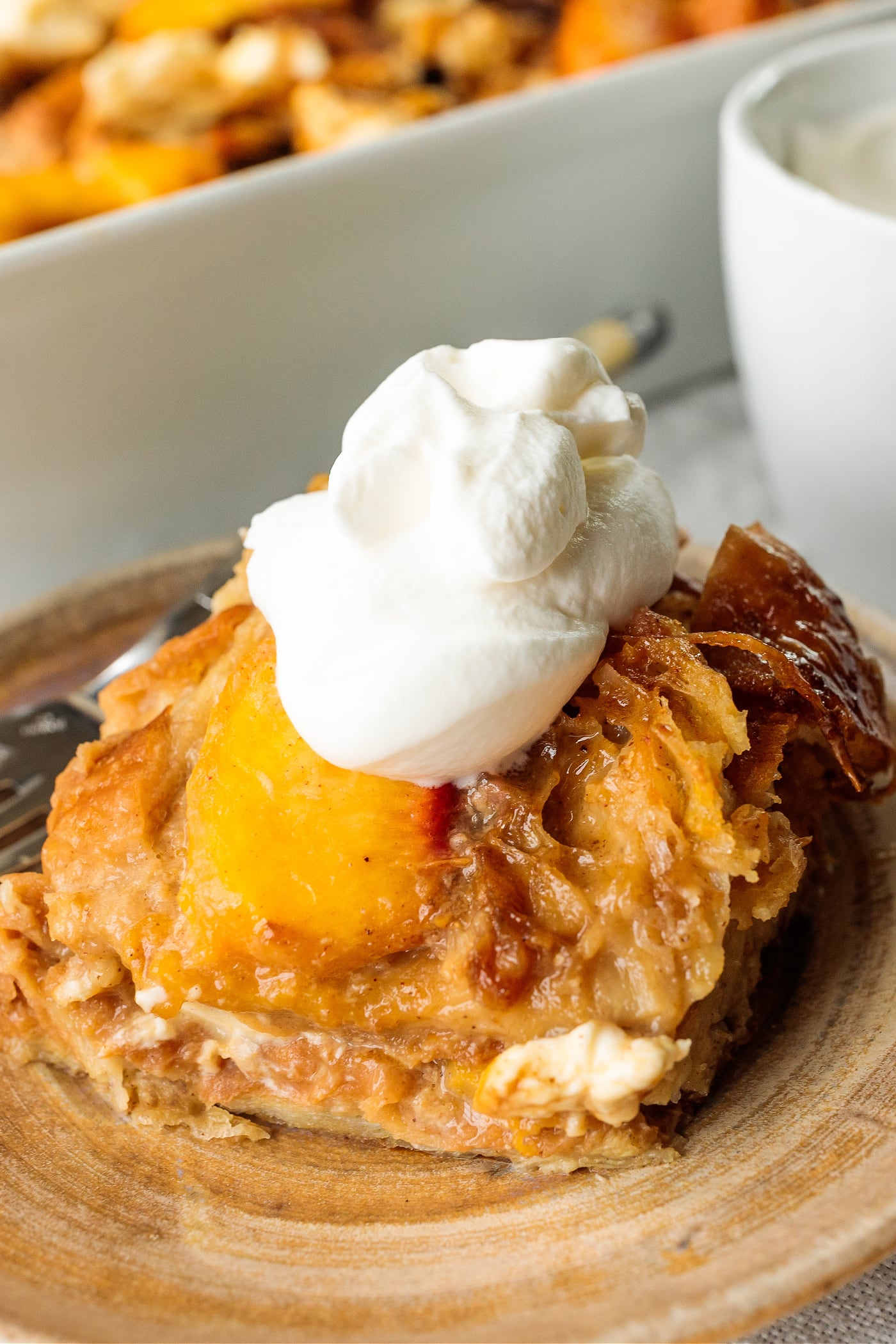 Peaches and Cream Bread Pudding Reluctant Entertainer