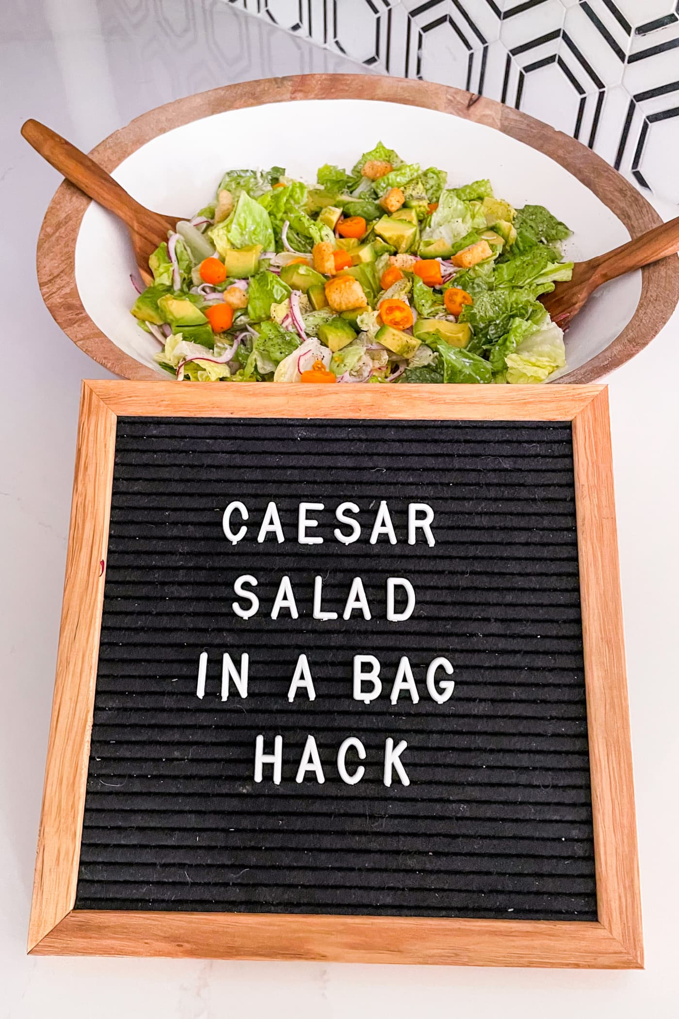 Caesar Salad in a Bag Hack Reluctant Entertainer