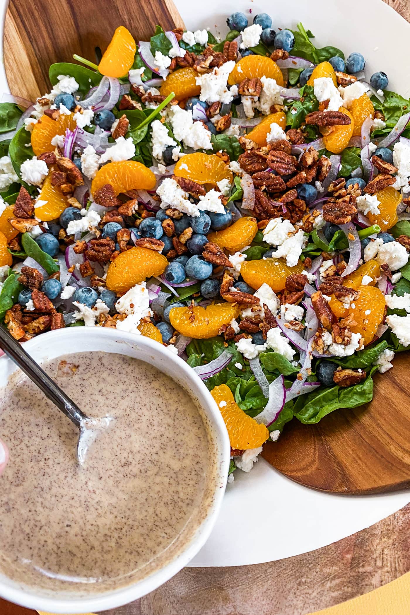 Best Blueberry Spinach Salad Reluctant Entertainer