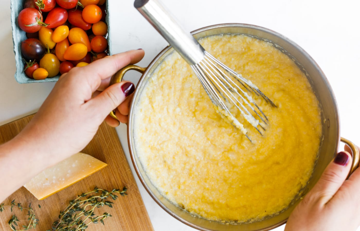 Cheesy Garlic Polenta Recipe Reluctant Entertainer