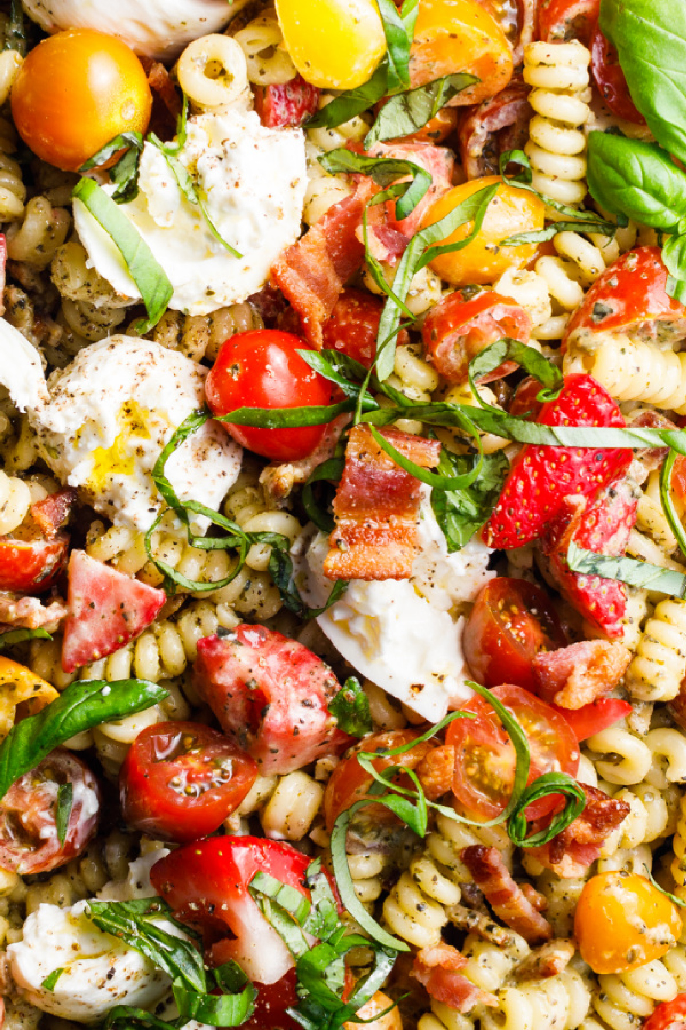 Creamy Caprese Pasta Salad Reluctant Entertainer