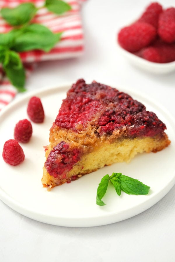 Warm Raspberry Butter Cake Reluctant Entertainer