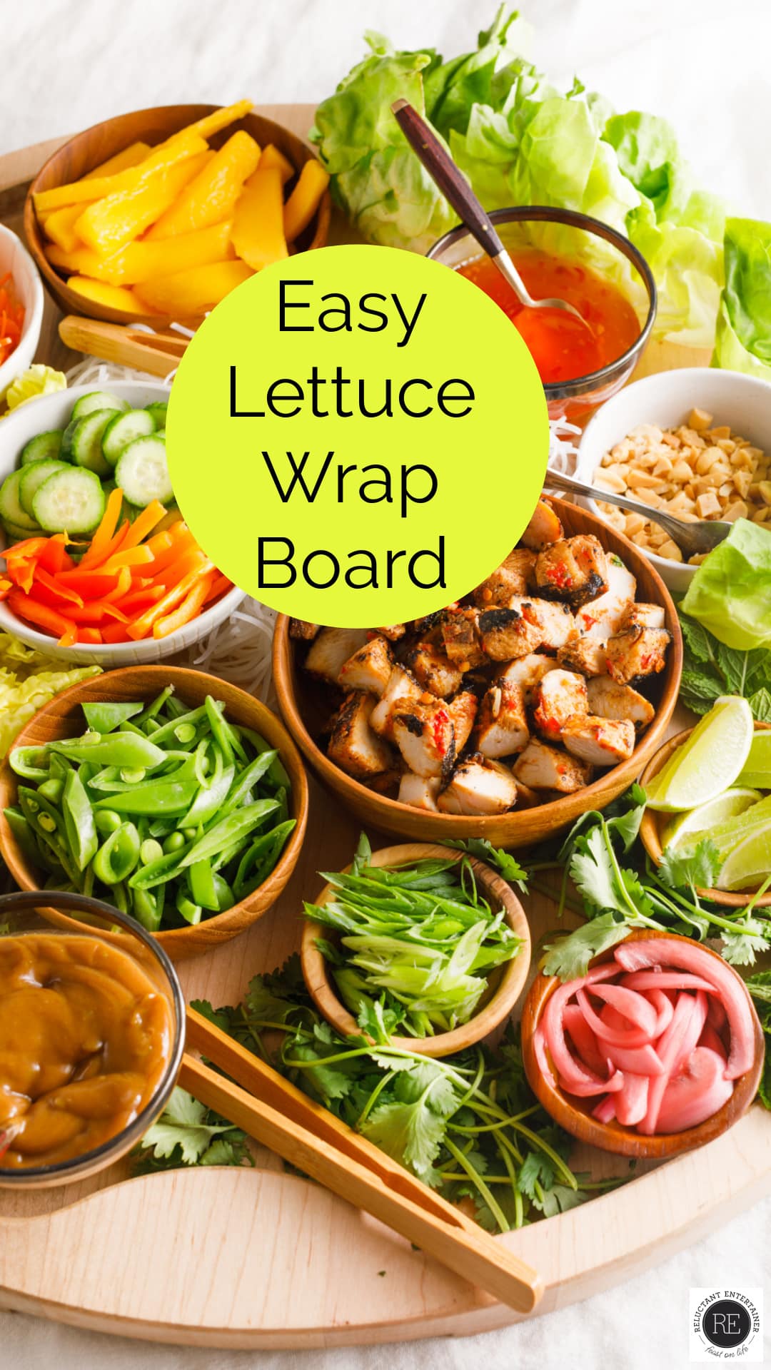 Easy Lettuce Wrap Board Reluctant Entertainer