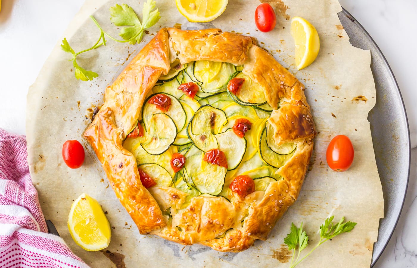 Zucchini Galette Recipe Reluctant Entertainer