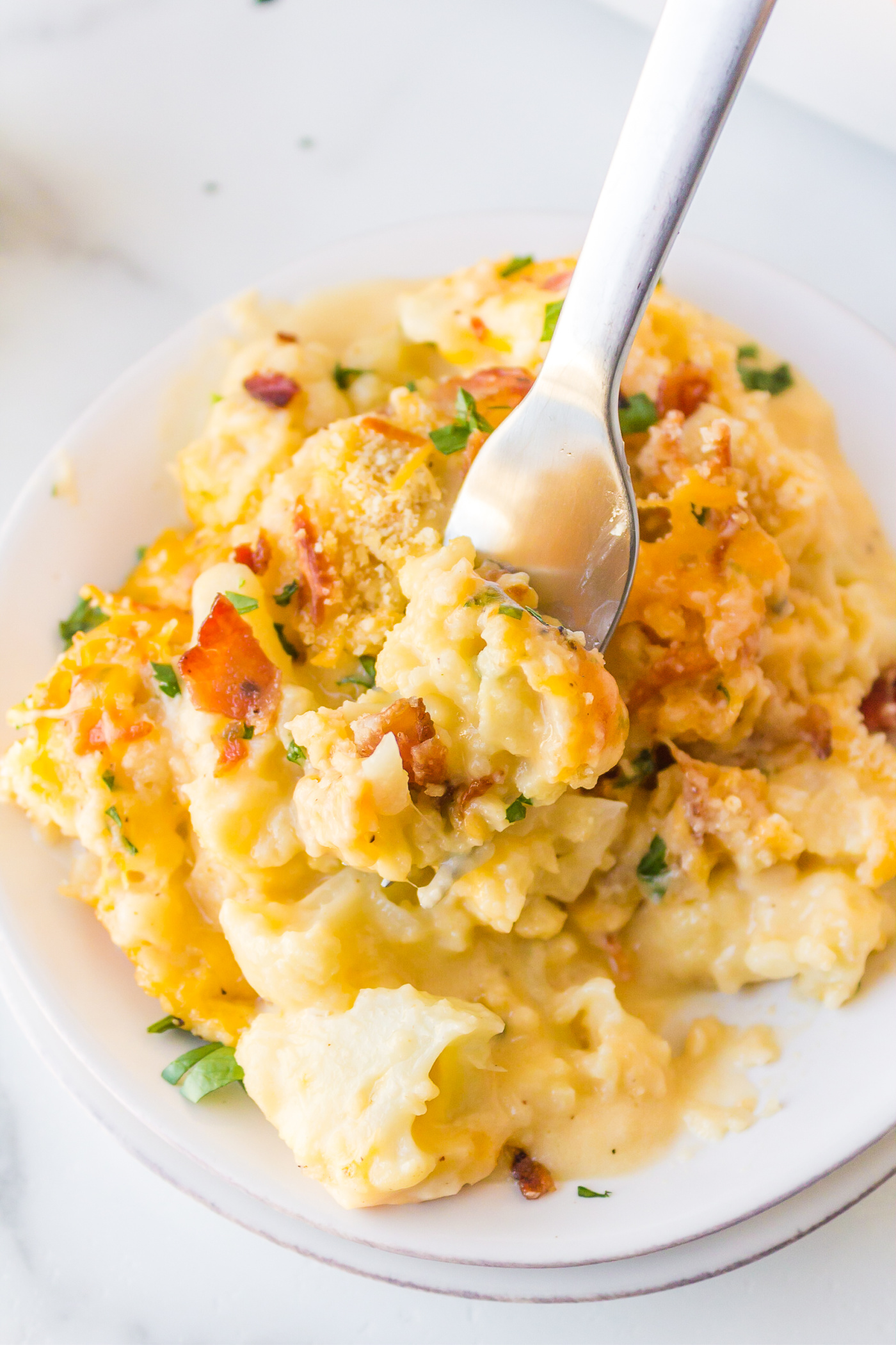 Cauliflower Bacon Gratin Recipe Reluctant Entertainer
