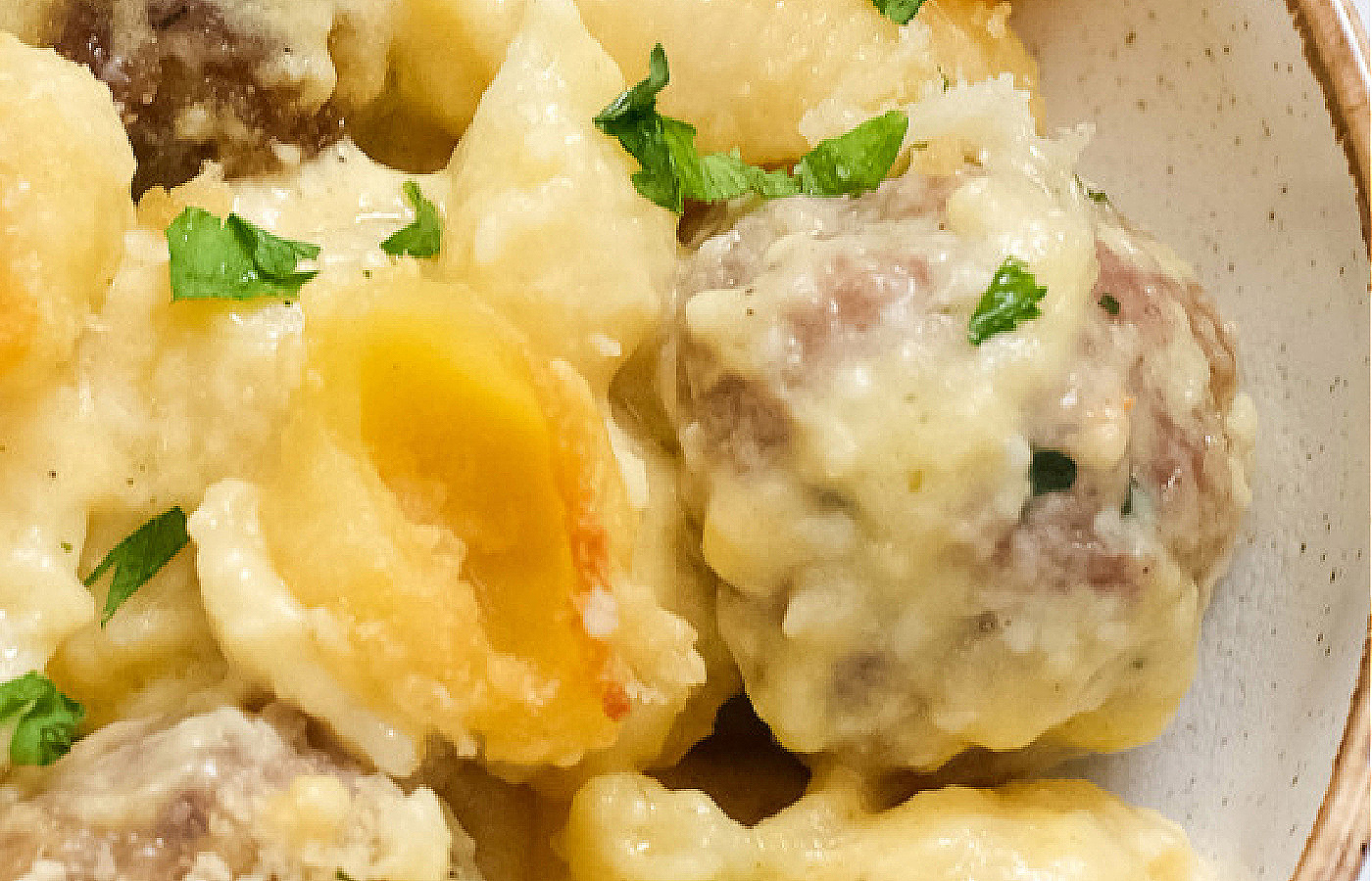 4Cheese Meatball Casserole Reluctant Entertainer