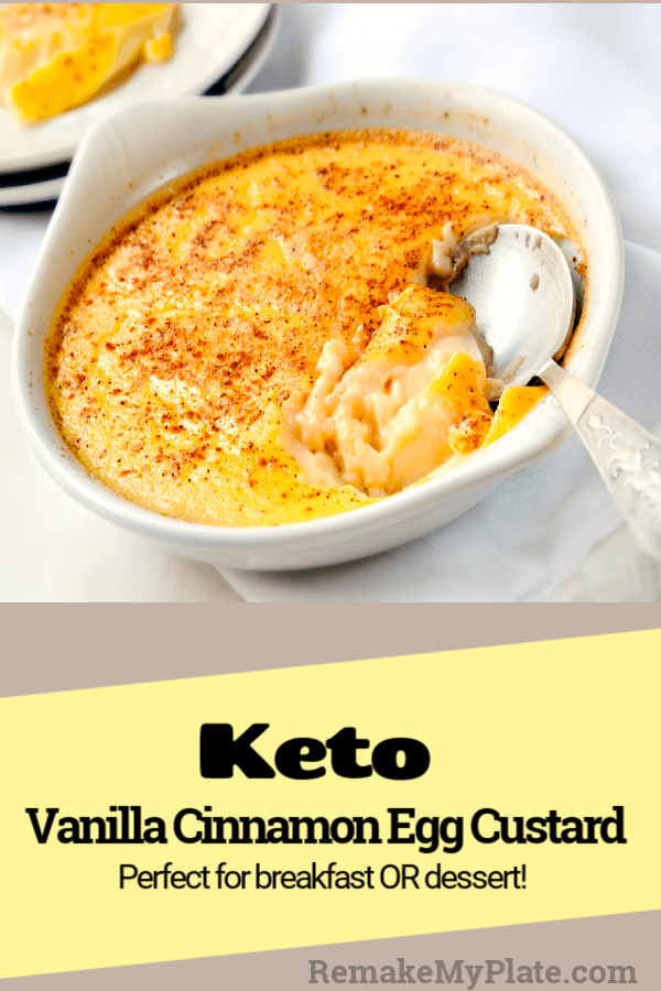 Low Carb Egg Custard Recipe Remake My Plate