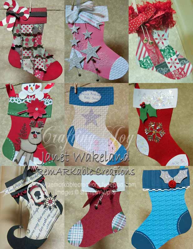 28 Big Shot Holiday Stocking Die Ideas RemARKably Created Papercrafting