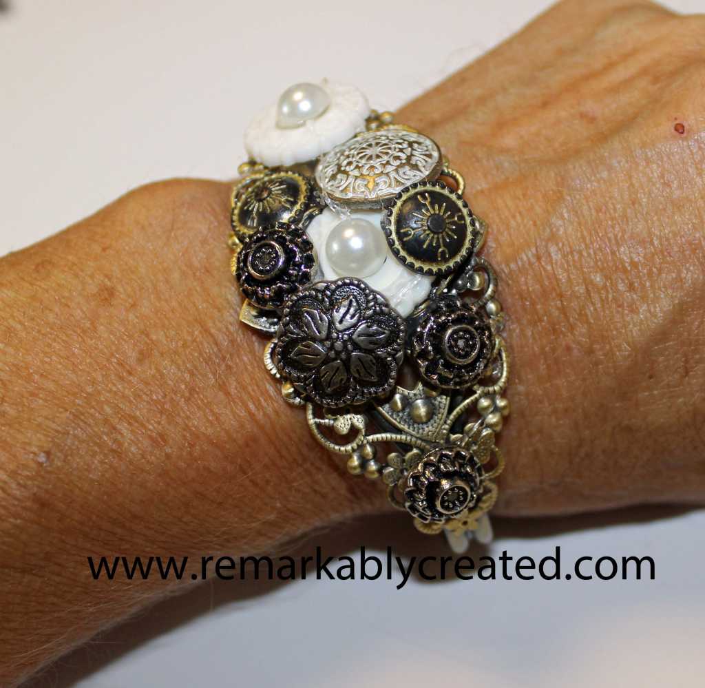 DIY Antique Brad Jewelry RemARKably Created Papercrafting