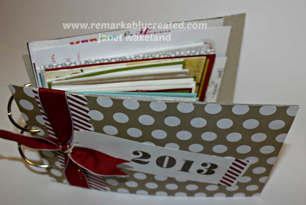 Christmas Card Keeper RemARKably Created Papercrafting