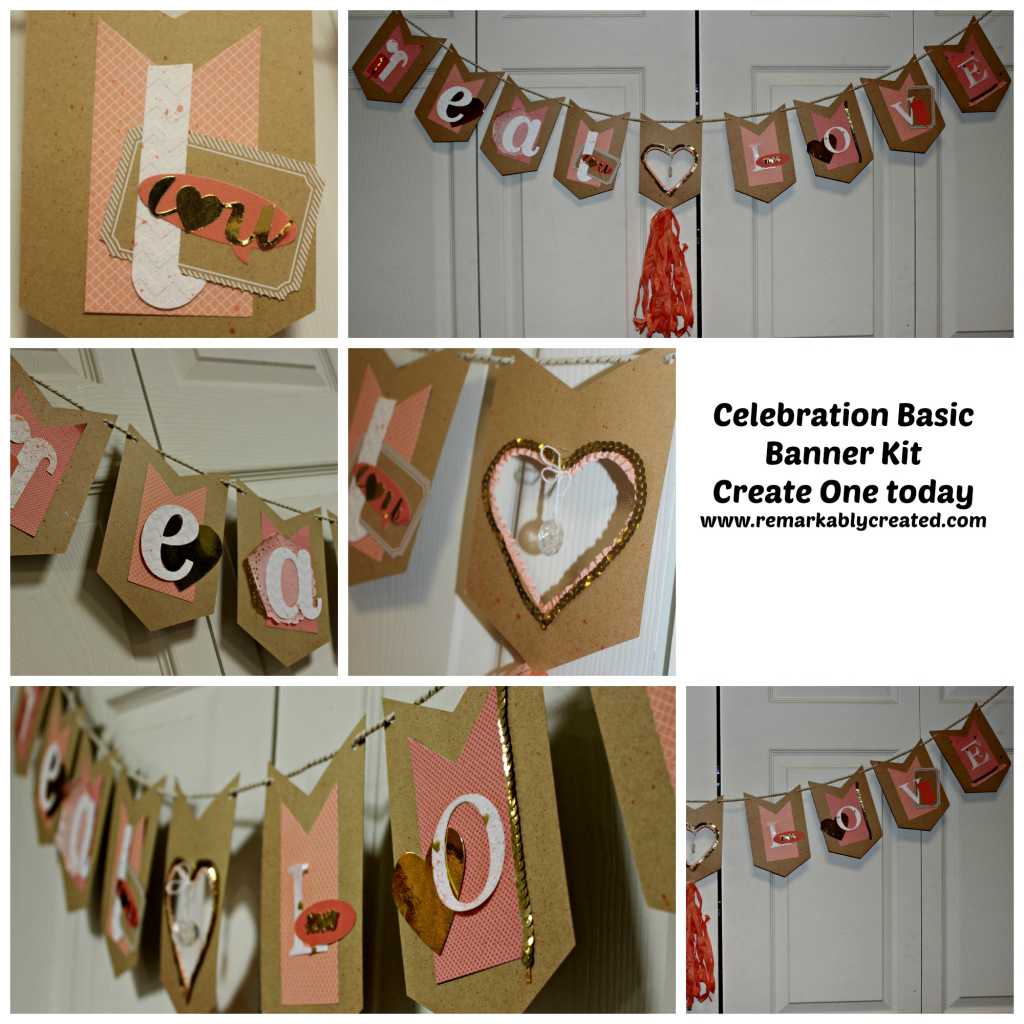 Celebrations Basics Make Your Own Banner Real Love Valentine Banner