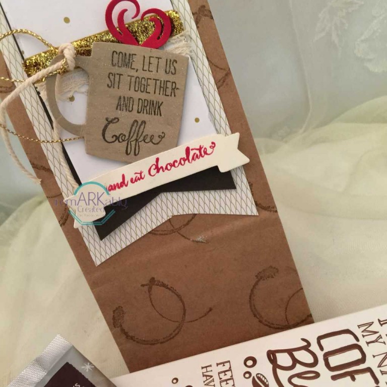 2016 Stampin' UP! Cups & Kettles Framelits How to create easy Gift