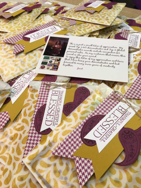 A little Customer Appreciation Stampin' UP! Style RemARKably Created