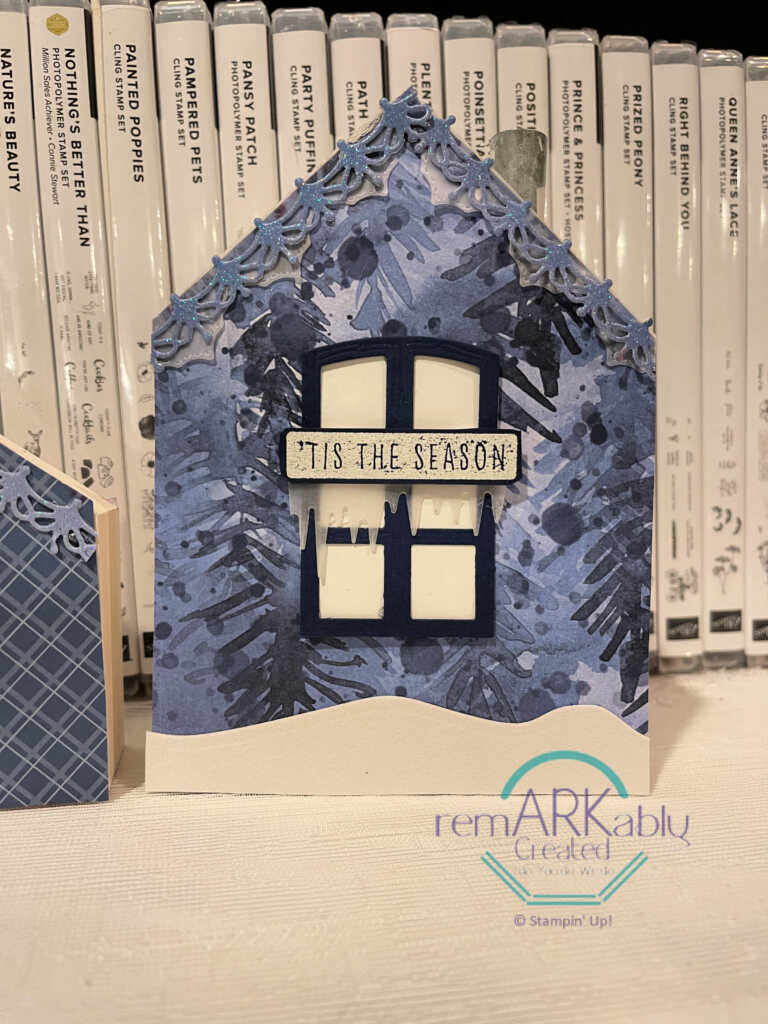 Pretty Stampin' UP! Wood Houses AKA Target Find! RemARKably Created