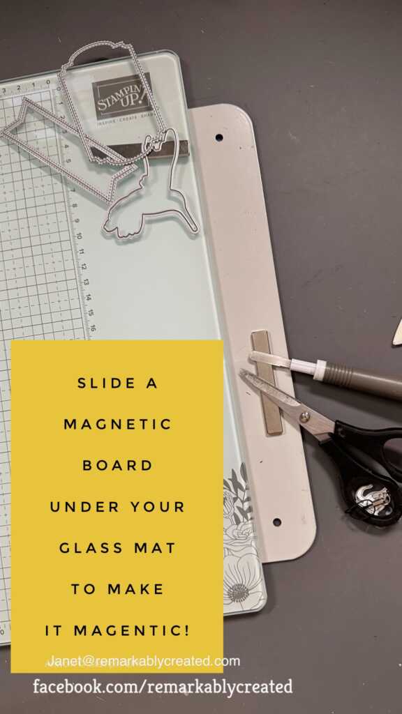 How to make the Stampin' UP! Glass Mat Studio RemARKably