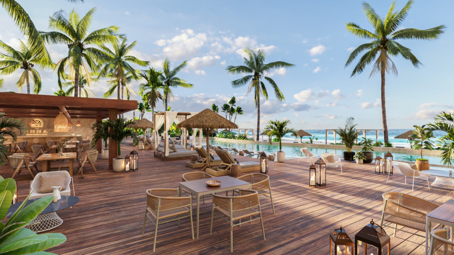 Beachfront 3 Bedroom Penthouse For Sale in Puerto Morelos Riviera