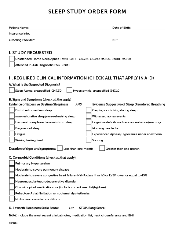 Patient Screening and Sleep Testing remedē® System