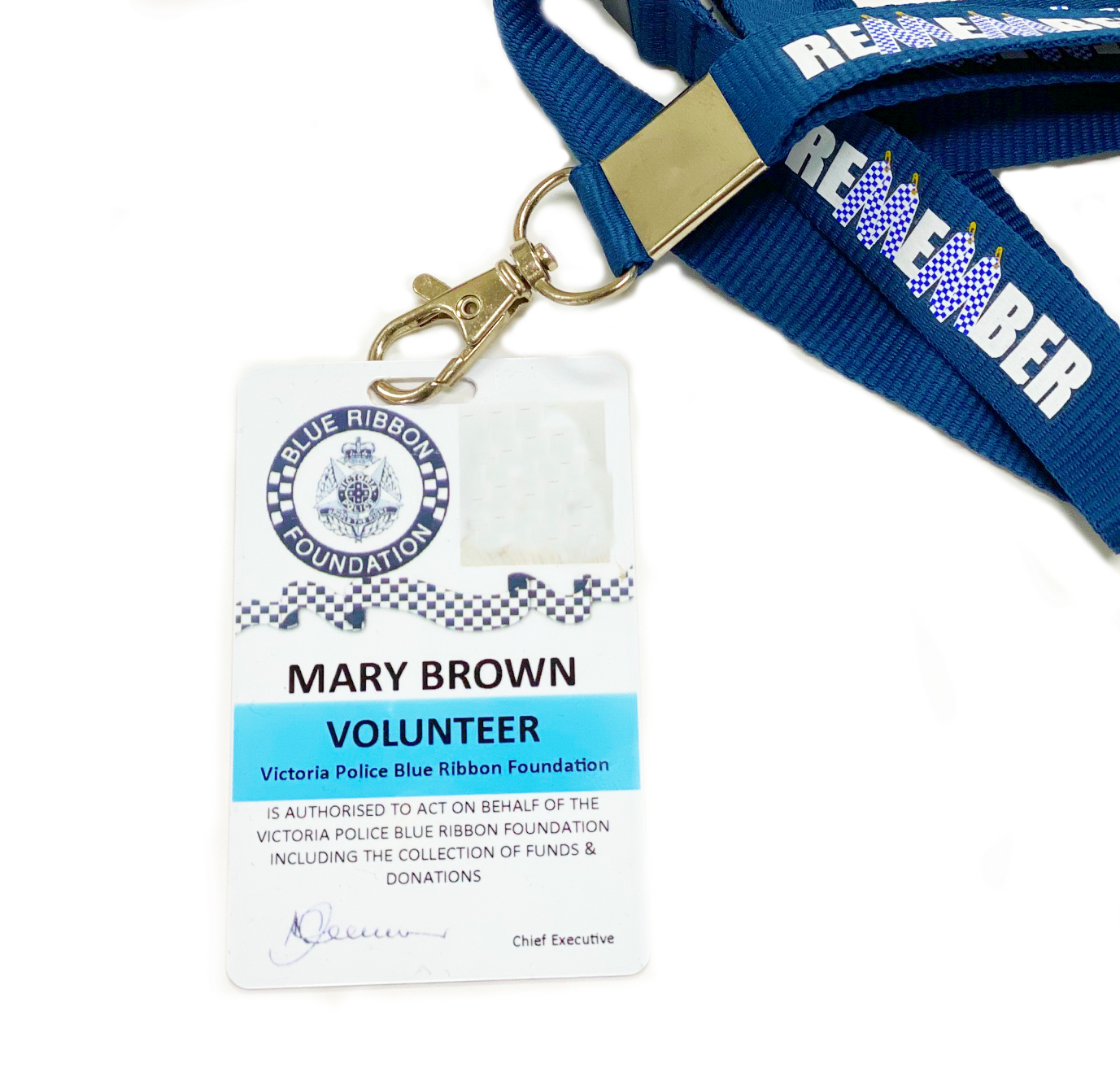 Vol ID Victoria Police Blue Ribbon Foundation