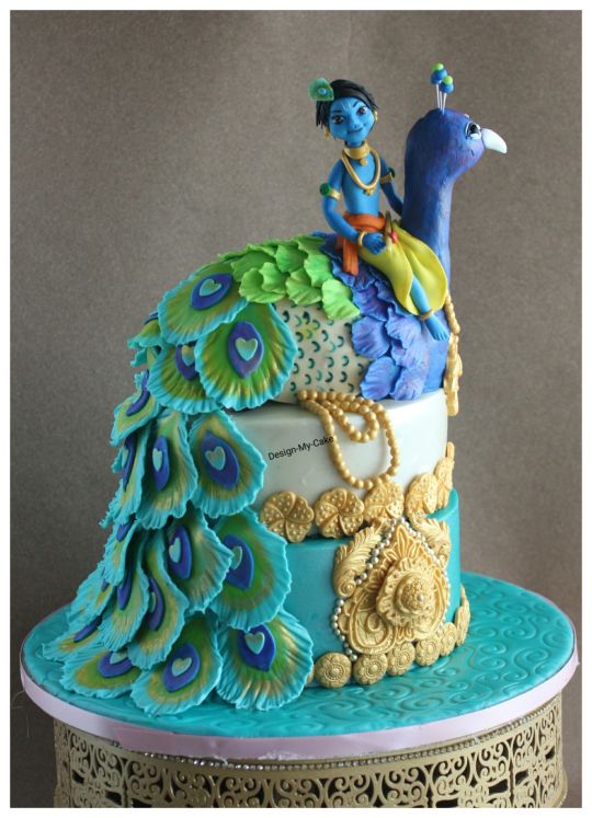 Krishna themed Cakes / Janmashtami cakes